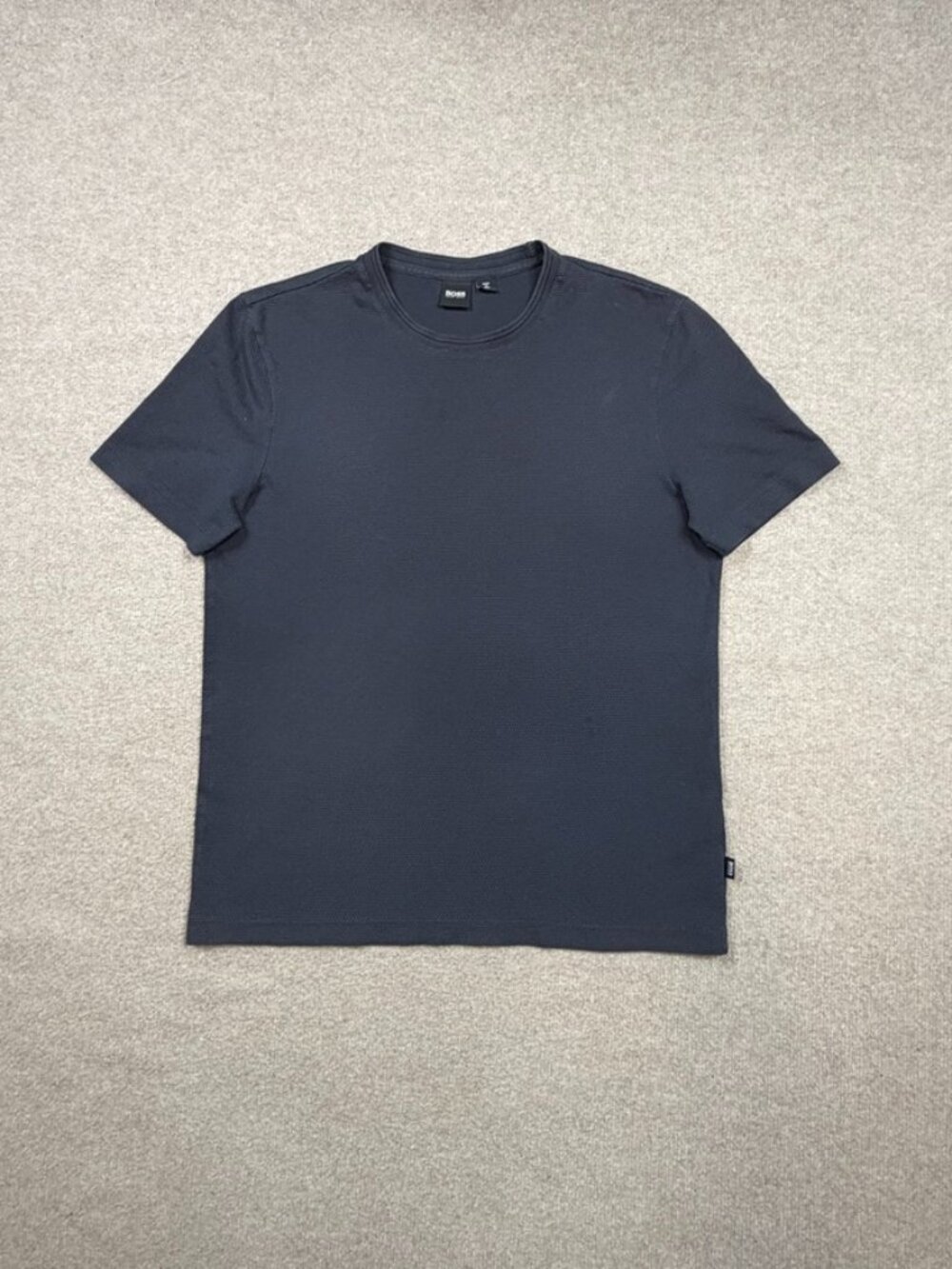 Hugo Boss T Shirt Men's Size M Black Gray Short Sleeve Crew Neck Casual